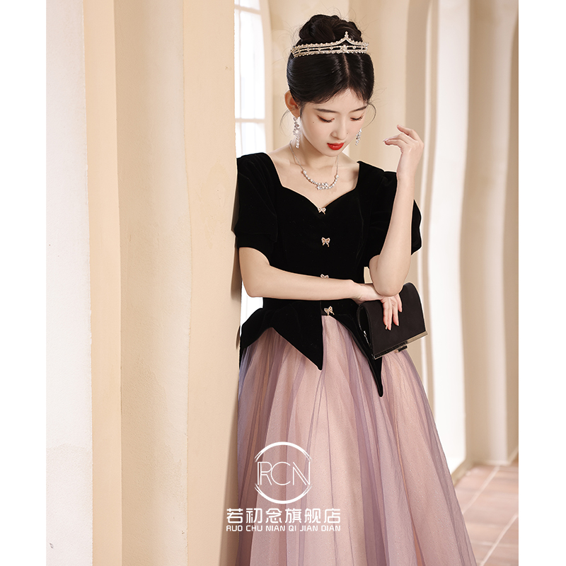 Purple evening dress for elementary school students, elite advanced skirt, 18 years, high-quality style Purple evening dress for elementary school students, elite advanced skirt, 18 years, high-quality style