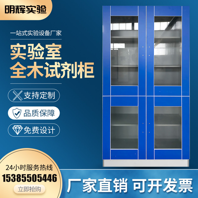 Emblem Exam Full Steel Medicine Cabinet Laboratory Reagent Cabinet Utensil Cabinet Corrosion Resistant Chemicals Storage Cabinet Test Tube Burning Cup