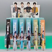 Times Youth League Blind box press pen Small fresh girl heart fans should help stationery star peripheral blind box signature pen Students use daily writing smooth send bookmarks Black water pen