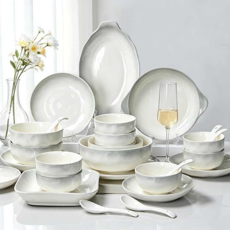 High-End Tableware Set for Home Use 2026 New Model, Stylish Bowl and Plate Set, Bowls and Chopsticks for New Home