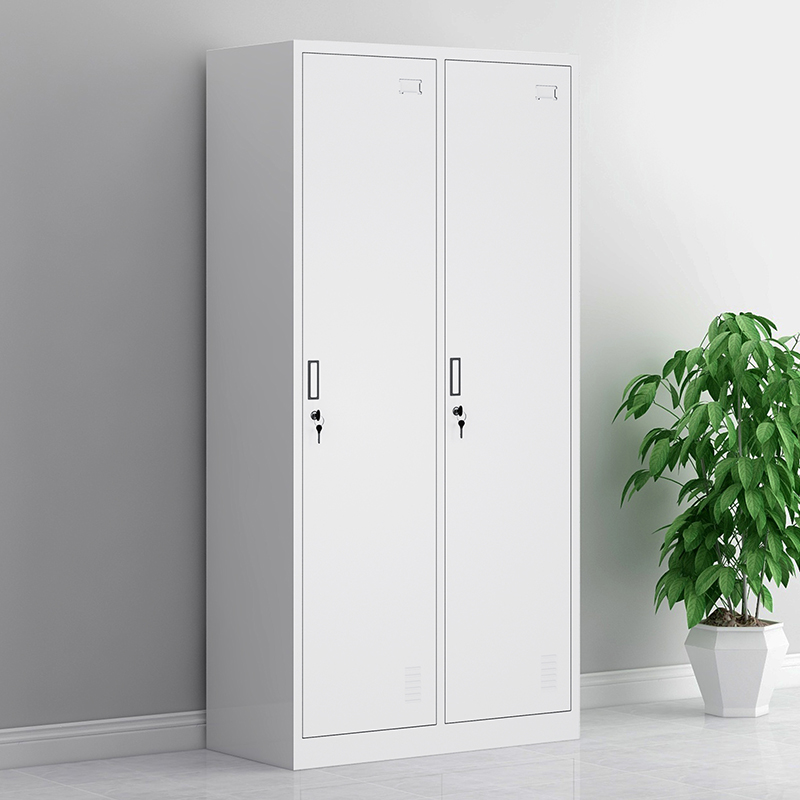 Two Doors Locker staff Dormitory Locker Locker Locker Room Beauty Salon with lock Tin Home hanging wardrobe Guangzhou 2-Taobao