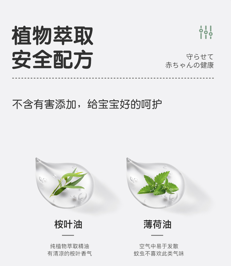 值哭！天然植萃配方：60枚 日本 ecuskids 婴儿天然精油驱蚊贴 淘礼金+券后8.9元包邮（之前推荐24.9元，京东39.9元） 买手党-买手聚集的地方