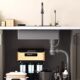 Jomow Raindance 304 Stainless Steel Waterfall Sink Large Single-Slot Kitchen Thickeneded Sink Household Under-Counter Sink