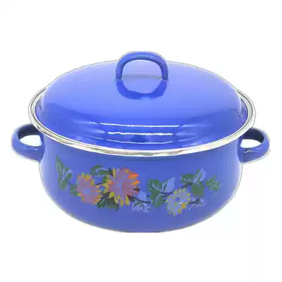 Special deal with factory defects enamel enamel enamel pot stew pot cooking stew pot storage food corrosion resistance and easy cleaning