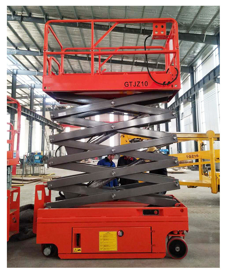 Fully Self-Propelled Scissor Lift Small Electric Adjustable Platform Movable Electric Hydraulic Aerial Work Vehicle