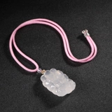 Оригинальный молочный белый камень Тянто натуральный хрустальный хриплый лиса