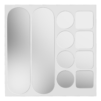 Pot patching artifact patch with high temperature resistance thickened aluminum foil tape stainless steel basin enamel basin plastic bucket hole and crack repair aluminum skin self-adhesive repairing iron pot patch patch strong sealing and waterproofing on the inner wall of the refrigerator