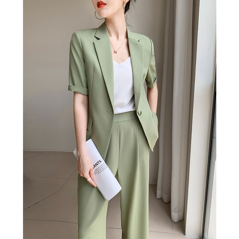 Professional suit femininity fashion dress OL president suit work clothes host professional wear beauty salon suit