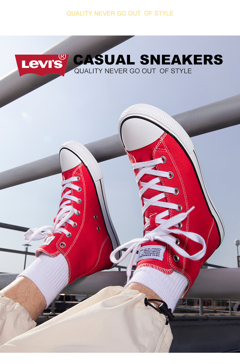 李维斯Levis 2022春季新款 男女 低帮/高帮帆布鞋 图7