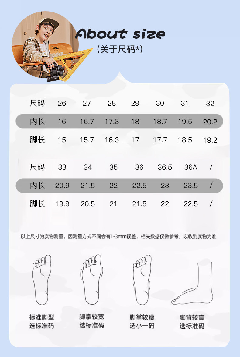 jeep儿童包头凉鞋男童夏款涉水童鞋2026新款朔溪鞋女童防滑沙滩鞋 — 11