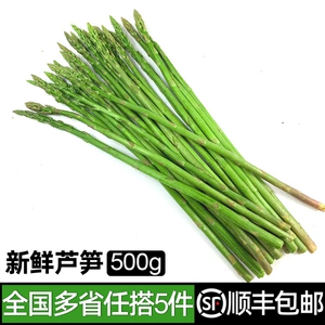 Свежая спаржа 500G свежих овощей зеленый бамбук стреляет зеленые побеги бамбука.