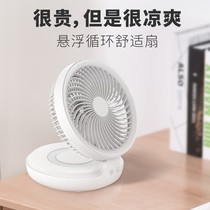 Desktop Small Fan Usb Rechargeable Small Mini Student Dormitory God Instrumental Desktop Office Korea Wind Bed