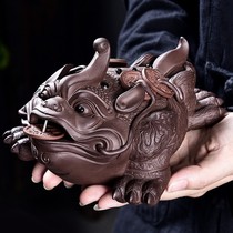 Tea Table Swing Piece Office Mens Tea Desk New Chinese High-end Flowing Water Raw Money Big Circular Home Tea Darling