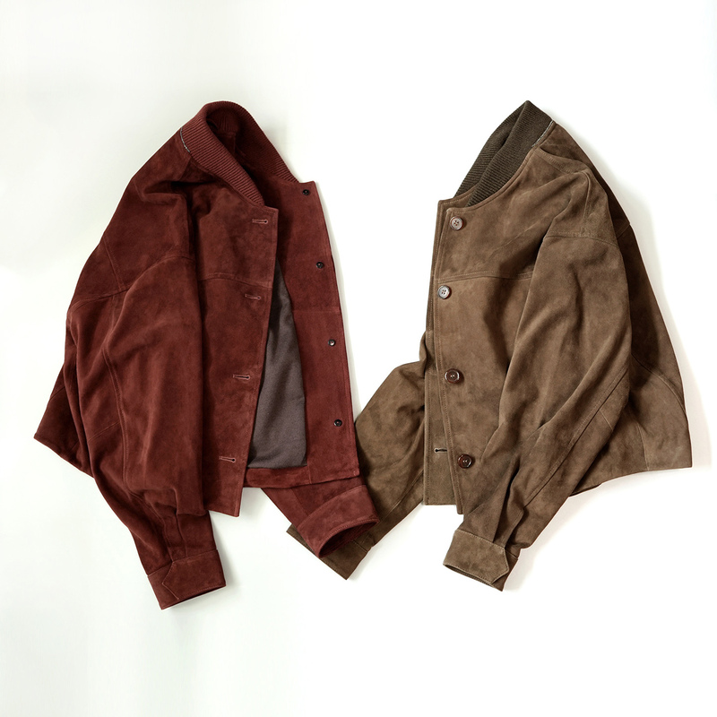 Nuancy Autumn and Winter New Style Custom-Dyed Maillard Warm and Soft Sheepskin Cashmere Collar Wool-Lined Jacket Nuancy Autumn and Winter New Style Custom-Dyed Maillard Warm and Soft Sheepskin Cashmere Collar Wool-Lined Jacket