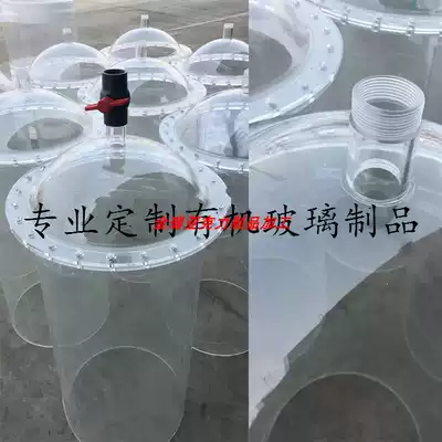 Processing high transparent plexiglass funnel acrylic water treatment conical incubator