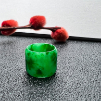 Colorful Yunnan Myanmar A-cargo natural jade with certificate Passepartout natural jade pendant