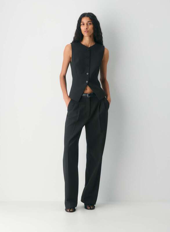 Aritzia Early Official Website Women's Slim Vest Vest Women's Waist Jacket 123251