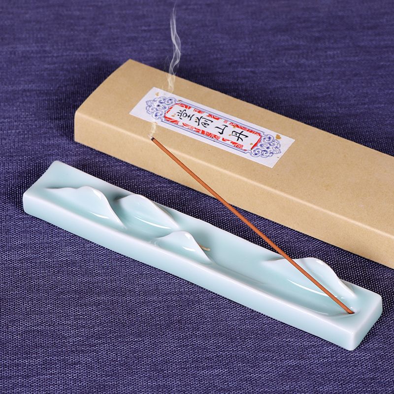 Incense stove indoor line incense stove fragrant inserts ceramic Creative Tea Road imitation ancient umbra stove Home sandalwood stove Sunken Incense and Incense Burner