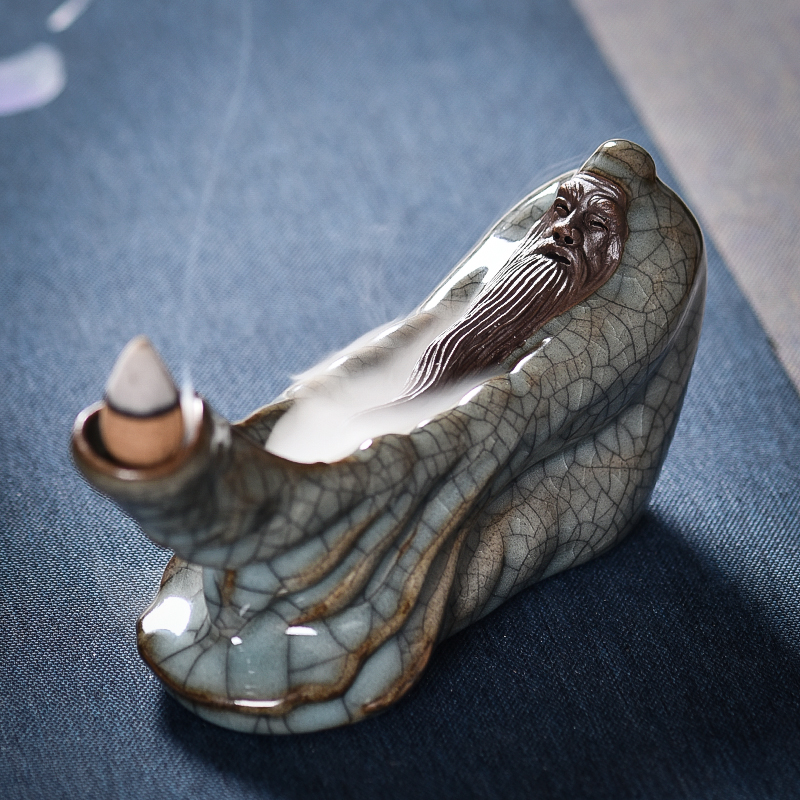 Ceramic Back-Back Incense Stove Creative Pendulum Replica Antique Home Indoor Dragon Springs New Lufeather Tea Daubed Aroma Lavender Towers