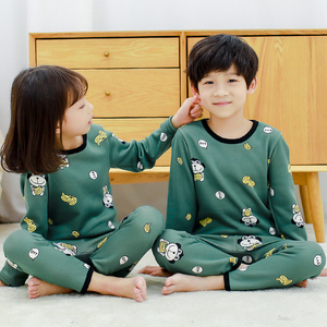 【全尺寸】儿童加绒保暖内衣2件套装