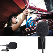 Car GPS accessories on-board DVD microphone Line length 3 m clip-led microphone sound collector pickup