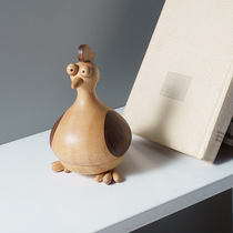 Original Net Red birthday gift 12 Zodiac chicken music box solid wood music box girl gift girl can be lettering