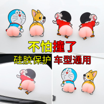 Car stickers electric car stickers wax pen little new ass decoration Scratches Personality Creative 3D Solid anticollision