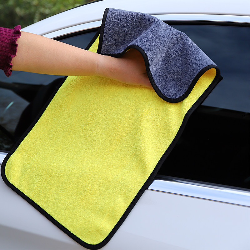Car wash towel multifunctional car wipe car with thickened fluff does not hurt the car paint interior cleaning rag does not shed hair