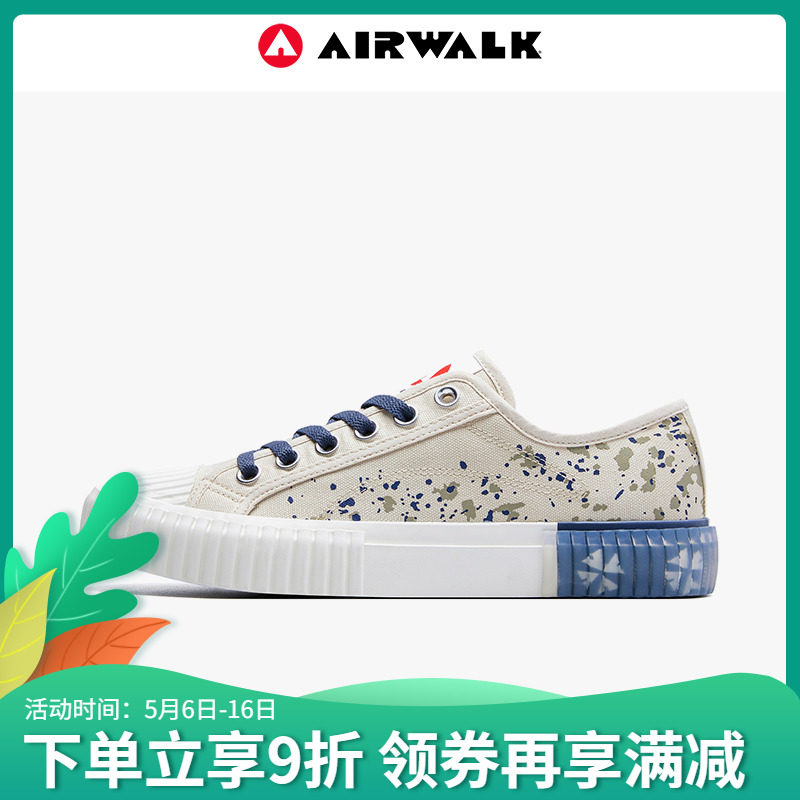 Airwalk men's shoes Summer breathable 2022 New low-help Canvas Shoes Men Trends 100 Hitch Casual Biscuit Shoes