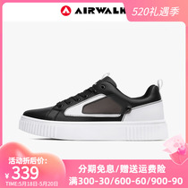 AIRWALK Low Helper Board Shoes Mens Fall 2022 New Black Classic Models Trendy 100 Hitch Men Slip-Board Shoes