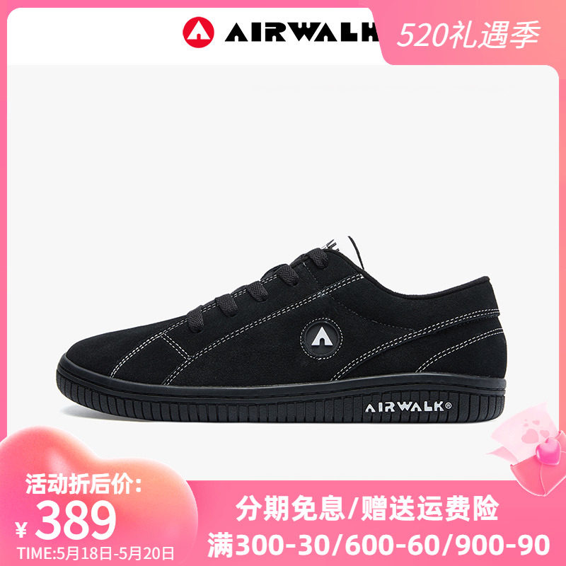 Airwalk x THE ONE PRO SLIP PLATE SHOES MALE FLIP FUR PROFESSIONAL WEAR RESISTANT RETRO CASUAL SHOES TIDE
