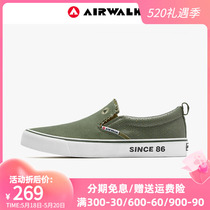 Airwalk Men Shoes 2022 Summer New Men One Foot Pedal Board Shoes Sloth Casual Fashion 100 Lap Sails Cloth Shoes