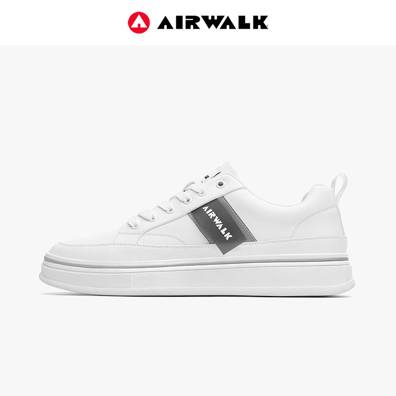 AIRWALK low - gang white shoes male trend and autumn 2022 new white leisure high end plate shoes male