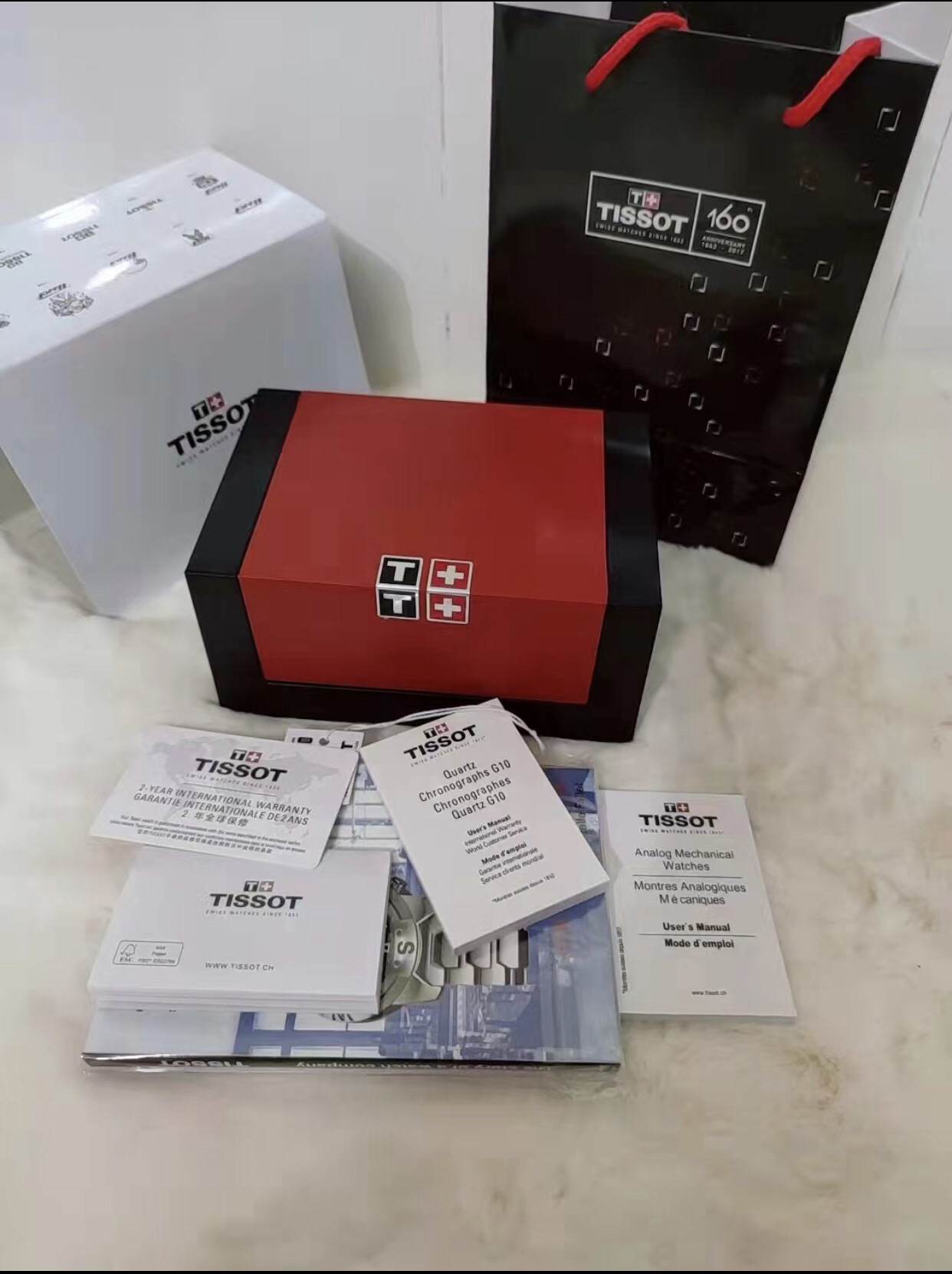 TISSOT watch box, high-end wristwatch display box, Le Locle watch storage box, Tissot men's and women's special watch box