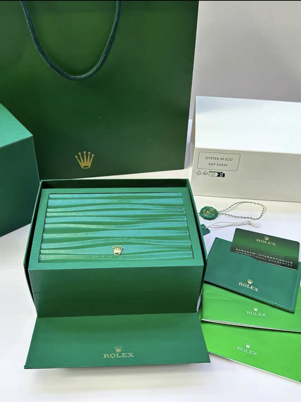  Crown Watch Box Green Submariner Daytona Yacht-Master Gmt-Master Oyster Perpetual Store Packaging Box