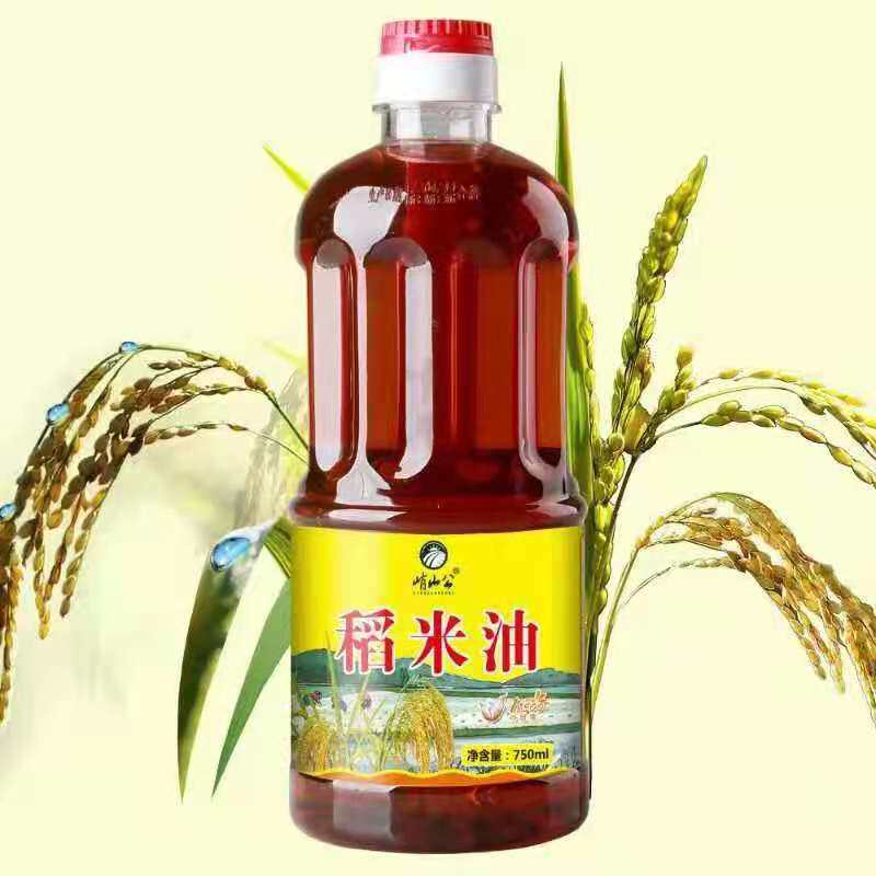 Rice oil camellia olive oil edible oil perilla activity flaxseed blended oil 750ml will sell gift opening