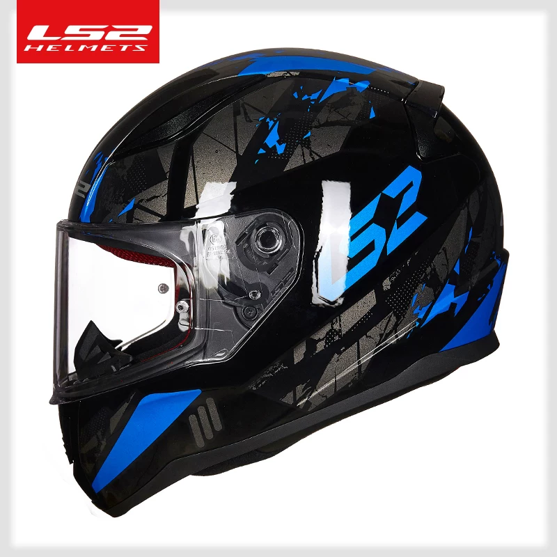 LS2 Half helmet, racing car, official flagship store, plus size