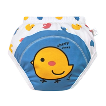 Baby underwear pure cotton male and female baby toilet training underwear baby diaper pants small children gauze pure cotton waterproof