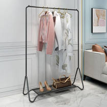 Simple household hanger Floor-to-ceiling coat rack Bedroom clothes rack Simple modern hanger indoor net red hanger
