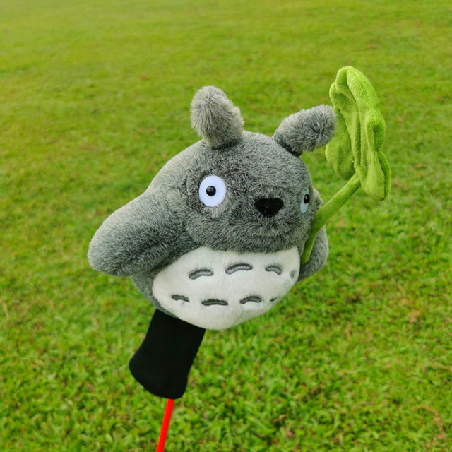 ສະໂມສອນກ໊ອຟ Totoro ສົ່ງອອກກວມເອົາຄົນຂັບ ກວມເອົາຫົວພັນກາຕູນໄມ້ປົກຫຸ້ມອຸປະກອນກ໊ອຟສັດງາມ