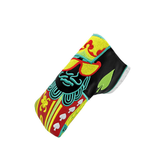 Golf universal one-word putter cover ປົກ​ຫຸ້ມ​ຫົວ​ສະ​ນະ​ແມ່​ເຫຼັກ​ປົກ​ປ້ອງ​ການ​ປົກ​ຫຸ້ມ​ຂອງ Golf club ການ​ປົກ​ຫຸ້ມ​ຂອງ​ແຖບ​ຊື່​ກາ​ຕູນ​