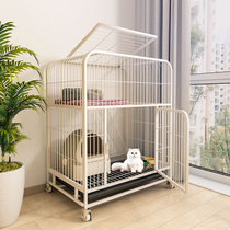 Cat Cage Four Floors Guardrails Kitty Small Dog God Breed House Versatile oversize Partition Small Cat Cat House Two Floors