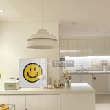 Портпейн скандинавской декоративной живописи Простые, милое смайливое лицо маленькая свежая спальня для спальни живопись гостиная гостиная висящая живопись