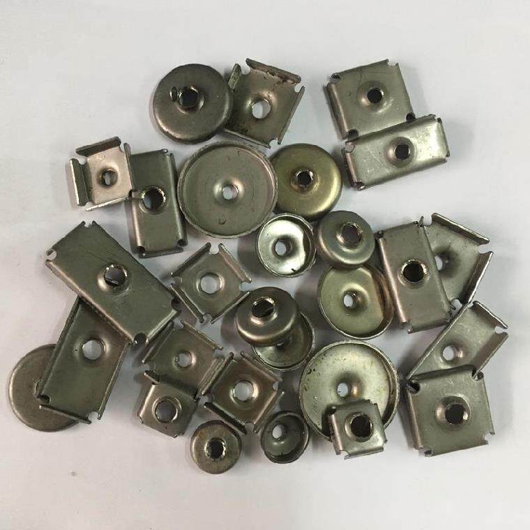 Stainless steel square tube sealing welding sheet piping set tooth wire hole gasket thickened inner plug rectangular with tooth round