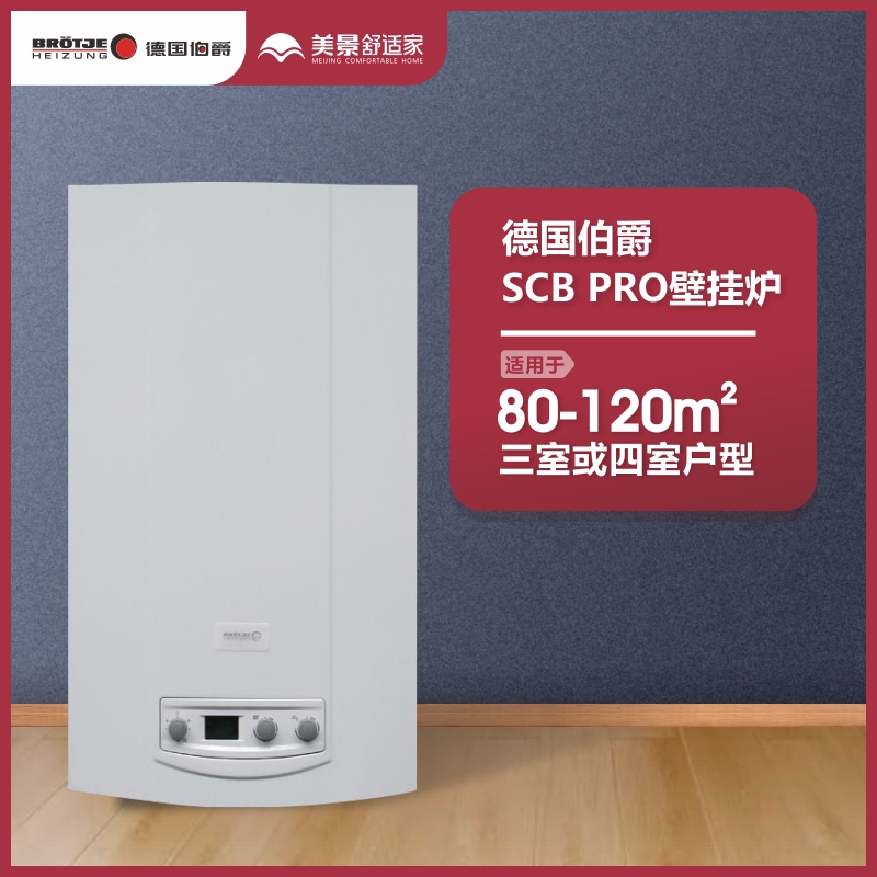 German count SCB24kw Gas wall-mounted stove Home heating Heating sheet Dual-purpose heating stove Package installation 