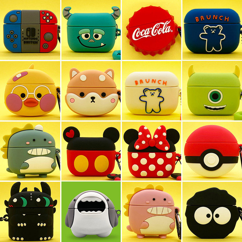 Combater minibuds headphone protective sleeves edifier x no heart mini buds headsets sound mai X3 wireless Bluetooth headphone shell cute x3tws lovers