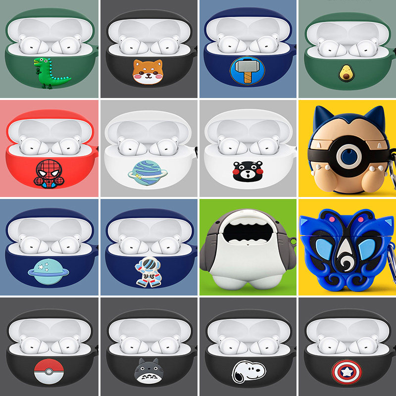 OPPO Enco Free2 protective sleeve oppoFree2 headphone sleeve oppo true wireless Bluetooth headphone charging bin case encoFree2 protection shell cute o