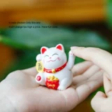 Если у кошки для набора солнечной энергии есть свет, творческое благословение на рабочем столе для набора украшений богатства будет избита