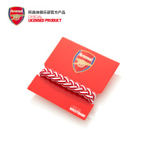 Arsenal Arsenal Arsenal flagship store fans woven shoelace bracelet red and white bracelet rope lovers