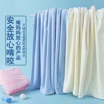 Baby bath towels Autumn winter thickened Home baby newborn cuddle with ultra-soft ratio pure cotton absorbent full cotton child cover blanket
